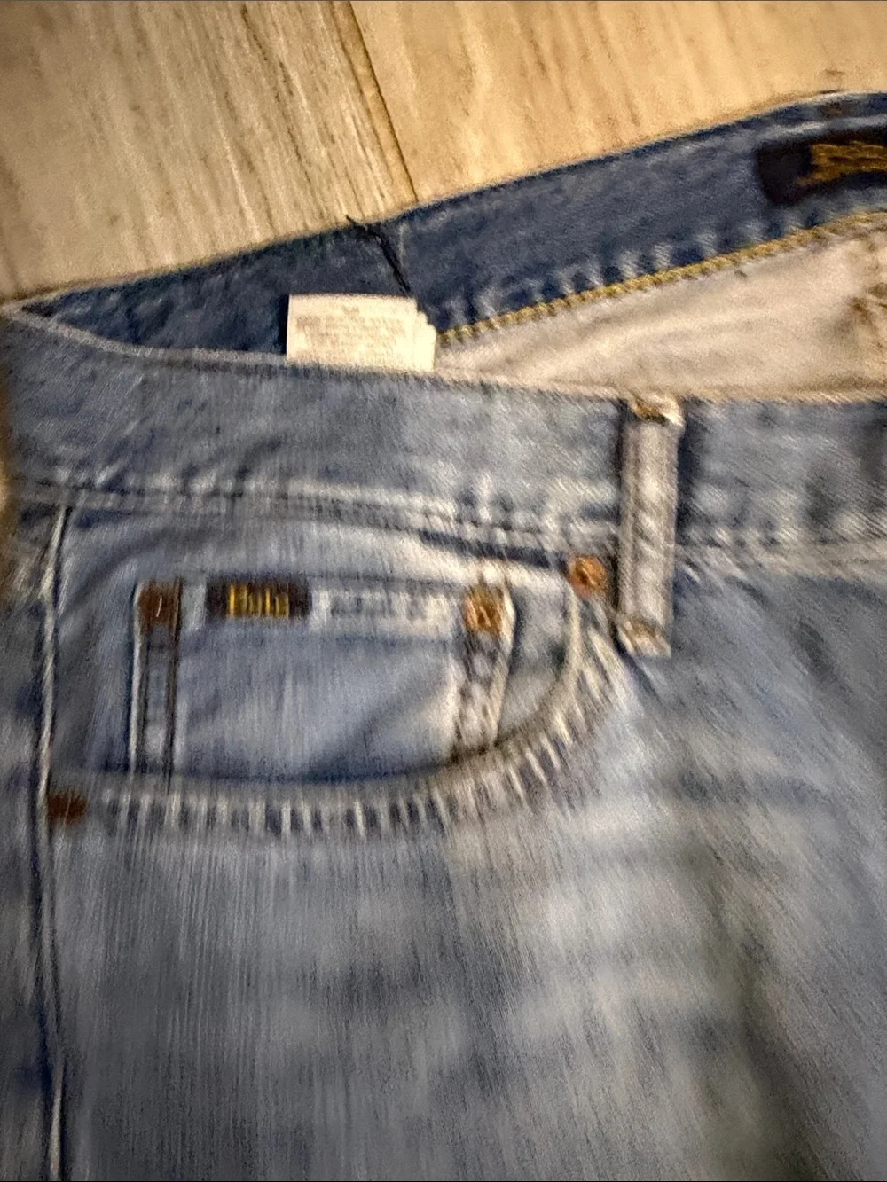 Ralph Lauren Distressed Straight Light Blue Jeans